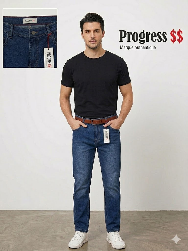 Men’s Classic Blue Denim Jeans