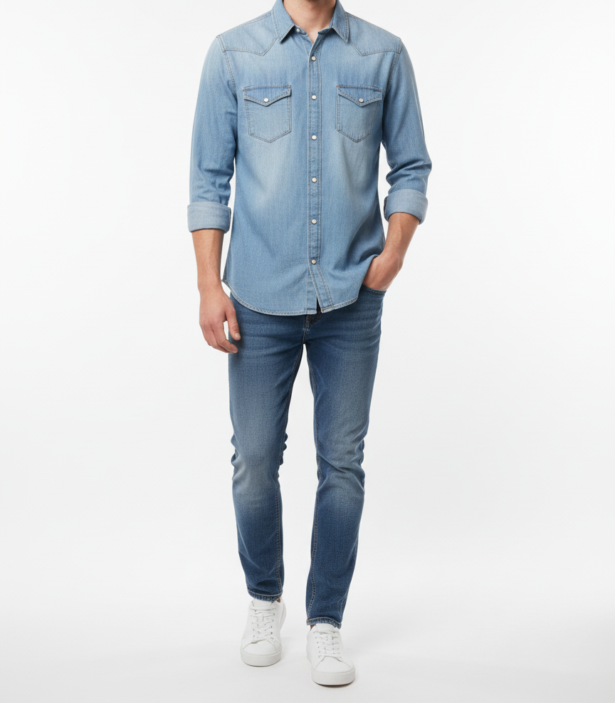 MEN'S DENIM SHIRT