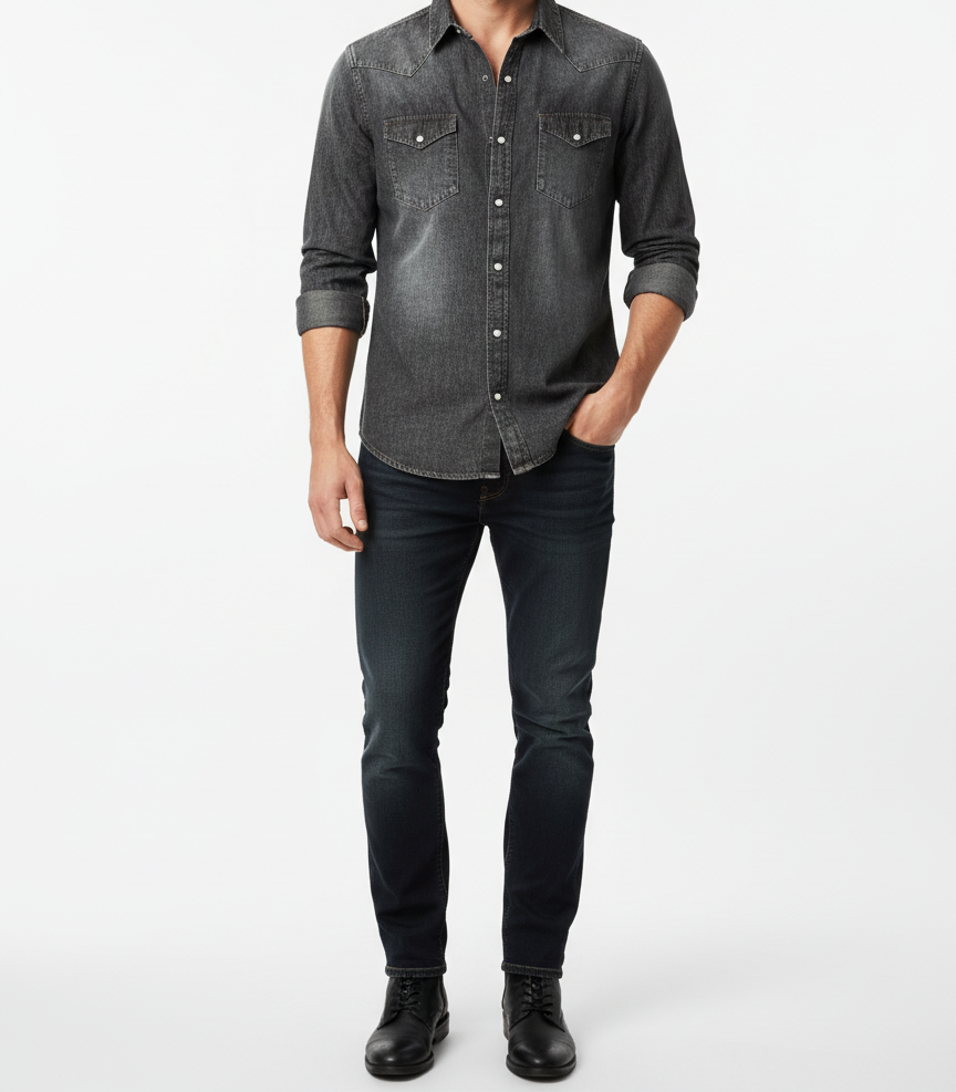 MEN'S DENIM SHIRT
