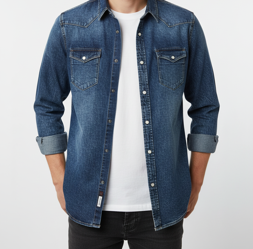 MEN'S DENIM SHIRT
